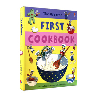 英文原版 First Cookbook 健康食品 尤斯伯恩 儿童动手能力培养 儿童科普百科知识绘本 英文版 进口英语原版书籍