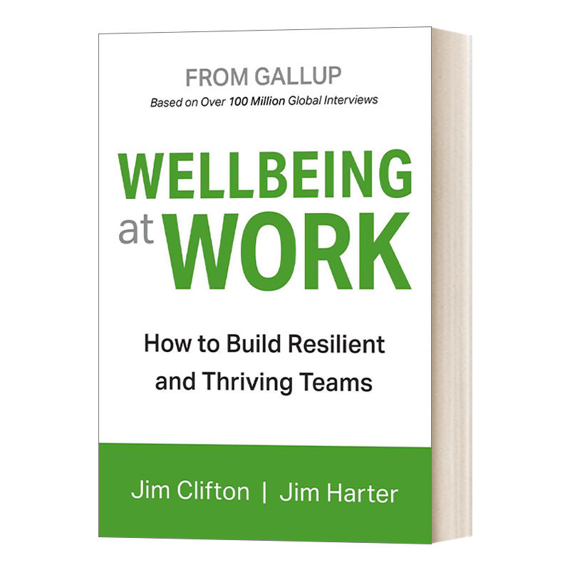 英文原版 Wellbeing at Work 职场幸福感 盖洛普市场调研 精装 英文版 进口英语原版书籍