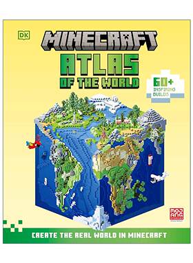 英文原版 Minecraft Atlas of the World DK我的世界地图集精装 电子游戏创意 游戏周边 英文版 进口英语原版书籍