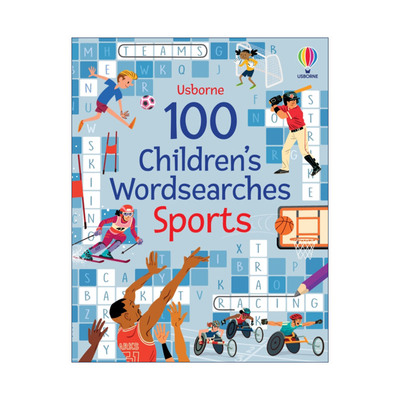 英文原版 100 Children's Wordsearches Sports 尤斯伯恩100个找词游戏 运动 儿童益智游戏 英文版 进口英语原版书籍