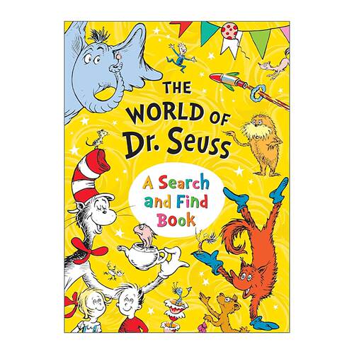 英文原版 The World of Dr Seuss A Search and Find Book 苏斯博士系列趣味找找书 儿童互动活动书 英文版 进口英语原版书籍