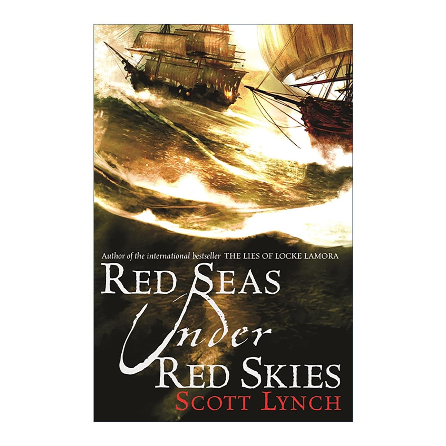 英文原版 Red Seas Under Red Skies 绅士盗贼2 红色天空红色海 奇幻小说 英文版 进口英语原版书籍