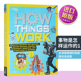 精装 进口英语书籍 英文原版 How Things Geographic 美国国家地理分级读物 National STEM少儿科普百科 事物是怎样运作 Work