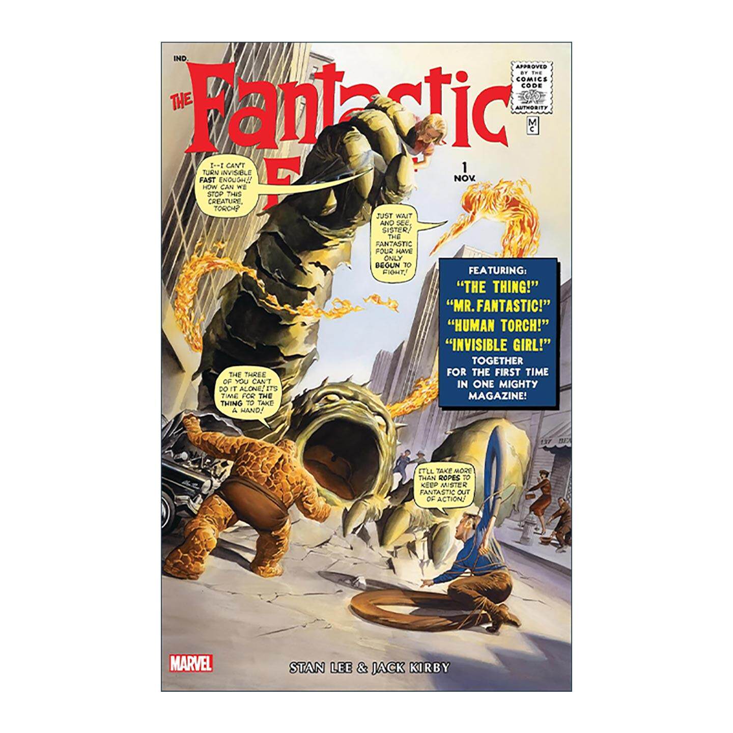 英文原版 The Fantastic Four Omnibus Vol.1 Alex Ross Cover 神奇四侠 精选集 卷一 精装经典收藏版 新印版 进口英语原版书籍