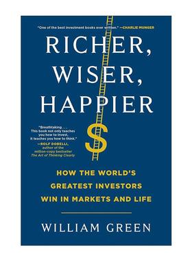 英文原版 Richer Wiser Happier 更富有 更聪明 更快乐 世界投资者是如何在市场和生活中实现双赢的 英文版 进口英语原版书籍