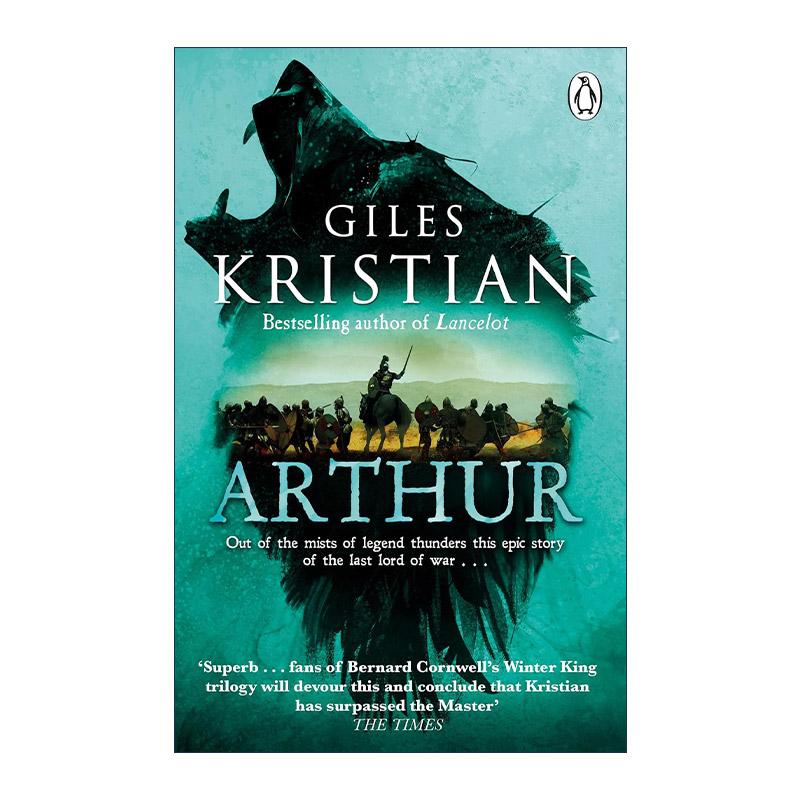 英文原版 Arthur 亚瑟 Giles Kristian畅销亚瑟王系列历史小说 英文版 进口英语原版书籍