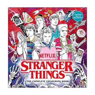 英文原版 Stranger Things The Complete Colouring Book 怪奇物语 前五季完全涂色书 英文版 进口英语原版书籍