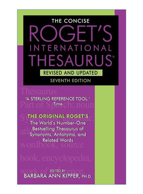 英文原版 The Concise Roget's International Thesaurus Revised and Updated 7th Edition 简明罗热英语同义词词典 第7版