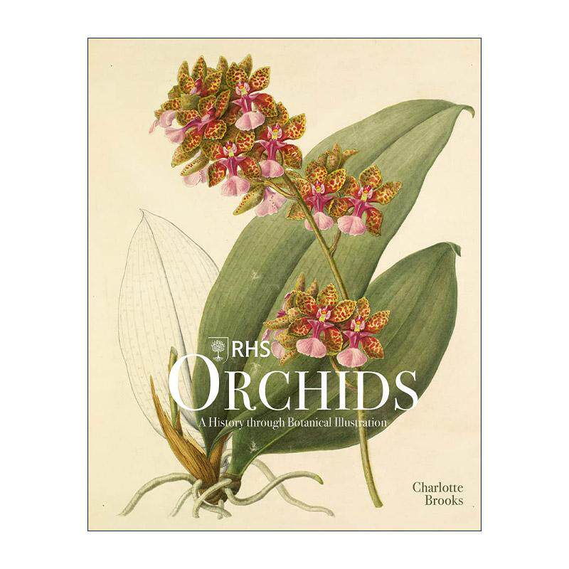 英文原版 RHS Orchids 皇家园艺协会植物插画图鉴精装 兰花 英文版 进口英语原版书籍