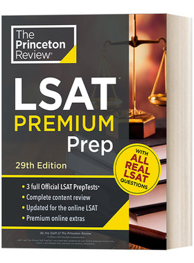 英文原版 Princeton Review LSAT Premium Prep 29th Edition 普林斯顿复习 LSAT 高级备考，第 29 版 英文版 进口英语原版书籍