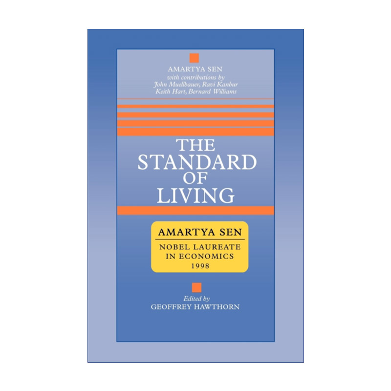英文原版 The Standard of Living 生活水准 阿马蒂亚·森 1998年诺贝尔经济学奖得主 英文版 进口英语原版书籍