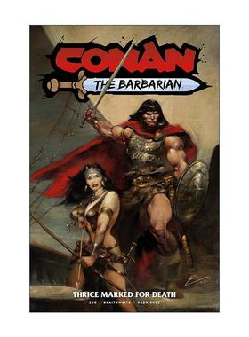 英文原版 Conan the Barbarian Vol. 2 Thrice Marked for Death 野蛮人柯南新版漫画2 三次死亡标记 英文版 进口英语原版书籍