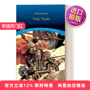 英文原版 The Tain 夺牛记 爱尔兰史诗 Dover Thrift Editions 英文版 进口英语原版书籍