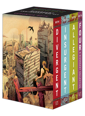英文原版 Divergent Anniversary 4-Book Box Set 分歧者系列4册盒装 周年版 纽约时报畅销书 青少年科幻小说 英文版 进口英语书籍