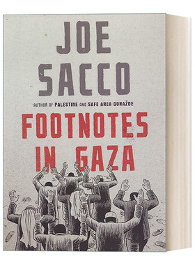 英文原版 Footnotes in Gaza 加沙笔记 Joe Sacco战争纪实漫画 英文版 进口英语原版书籍