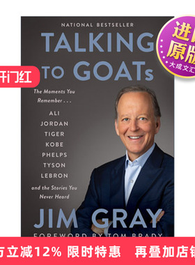 英文原版 Talking to GOATs 对话山羊 吉姆格雷回忆录 著名体育评论员与体坛巨星的故事 英文版 进口英语原版书籍