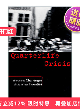 英文原版 Quarterlife Crisis 四分之一人生危机 青年危机 二十多岁人的特殊挑战 Alexandra Robbins 英文版 进口英语原版书籍