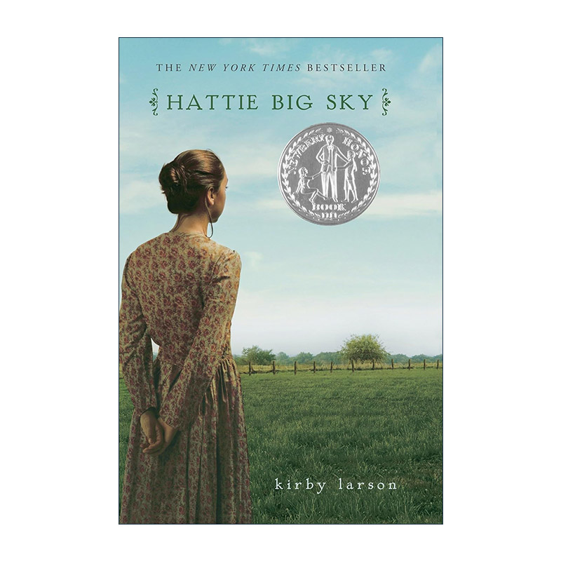英文原版 Hattie Big Sky 海蒂的天空 2007纽伯瑞银奖 Kirby Larson英文版 进口英语原版书籍