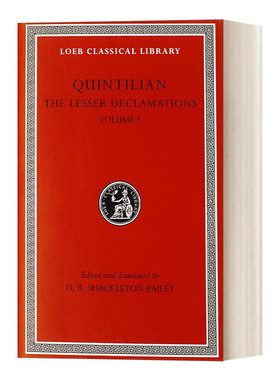 英文原版 The Lesser Declamations VolumeI 古罗马教育家Quintilian 次要演说 卷1 拉英对照版 洛布古典丛书 英文版 进口英语书籍