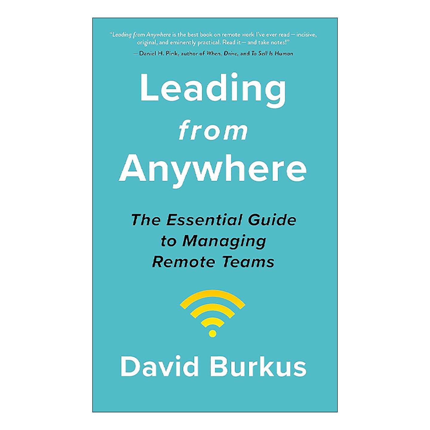 英文原版 Leading From Anywhere 远程工作法 戴维·布尔库什 David Burkus 英文版 进口英语原版书籍