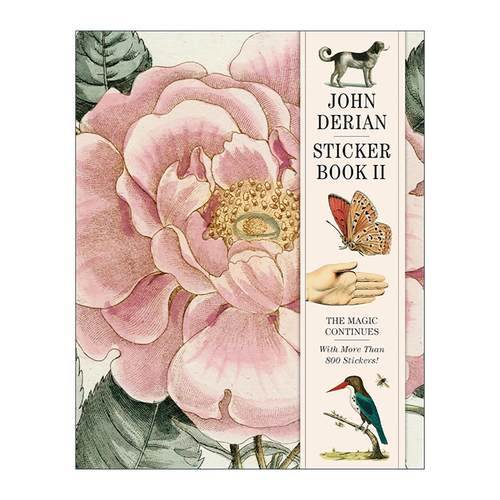 英文原版 John Derian Sticker Book II 约翰·德里安贴纸书2 精装 英文版 进口英语原版书籍