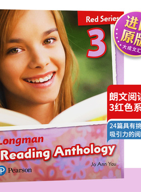 Longman Reading Anthology Red Series 英文原版 朗文阅读文选3红色系列 提高阅读理解能力 进口原版英语词汇学习书籍 英文版书