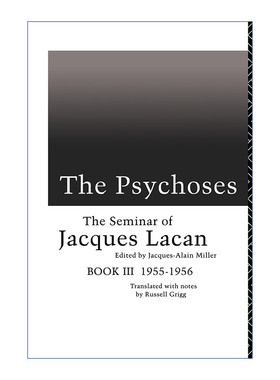 英文原版 The Psychoses 雅克拉康研讨会三 精神病 英文版 进口英语原版书籍