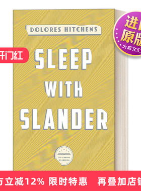 英文原版 Sleep With Slander 与诽谤同眠 美国文库 侦探推理小说 Dolores Hitchens 英文版 进口英语原版书籍