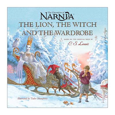 英文原版 The Lion the Witch and the Wardrobe 狮子女巫和衣柜 精装图画书 英文版 进口英语原版书籍
