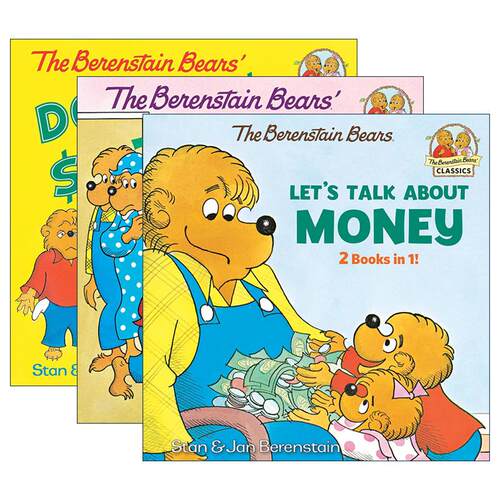 英文原版 The Berenstain Bears 贝贝熊金钱系列3册 儿童英语启蒙认知亲子绘本 贝贝熊的金钱与理智 英文版 进口英语原版书籍