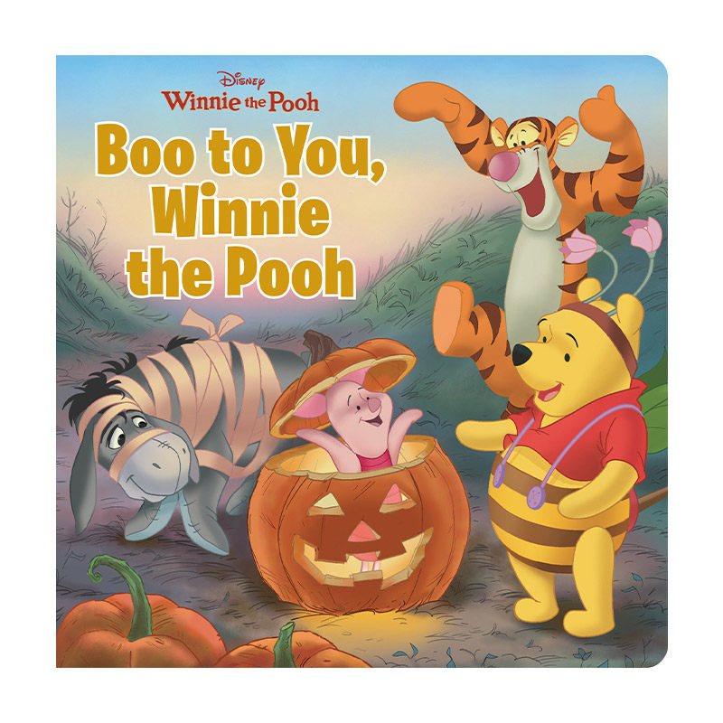 英文原版 Boo to You Winnie the Pooh 嘘 小熊维尼 万圣节主题儿童绘本 纸板书 Disney迪士尼 英文版 进口英语原版书籍