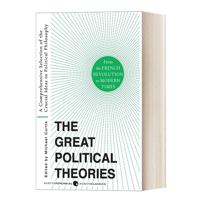 英文原版 The Great Political Theories V.2 伟大的政治理论 卷二 美国政治哲学 AP比较政府与政治读物 英文版 进口英语原版书籍