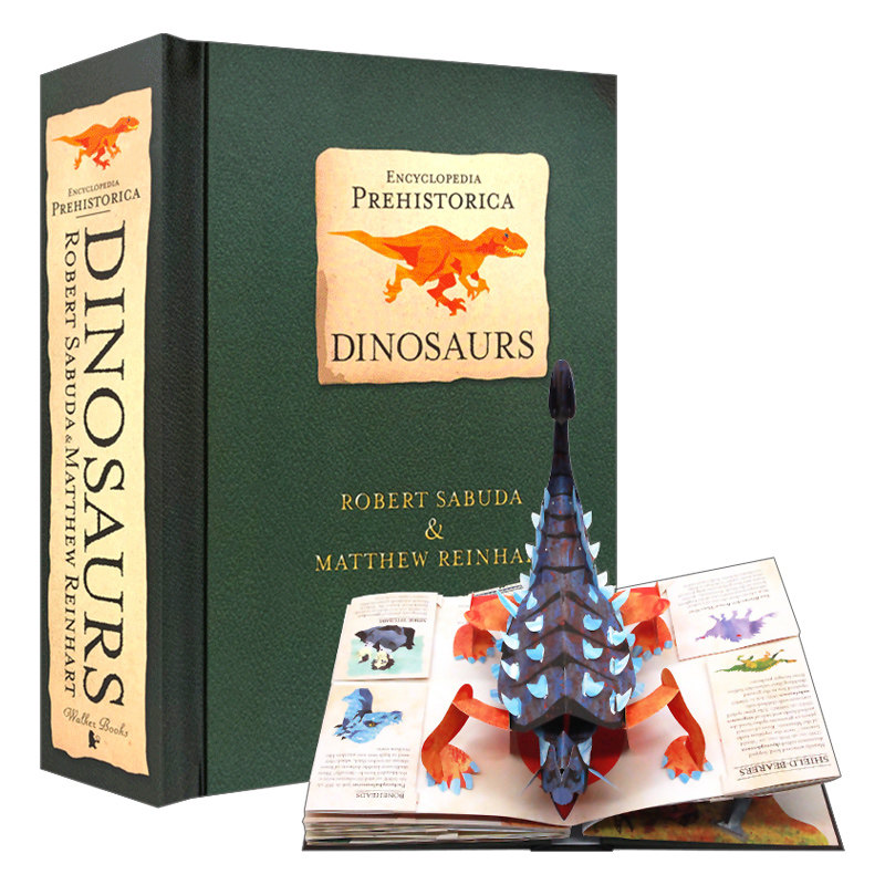 英文原版 Encyclopedia Prehistorica Dinosaurs The Definitive Pop-Up 史前百科 恐龙立体书 精装 英文版 进口英语原版书籍