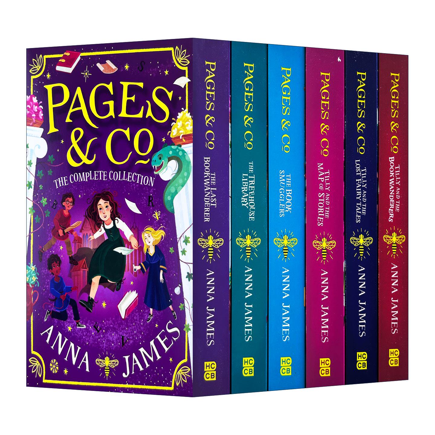 英文原版 Pages & Co.6-Copy Slipcase 穿梭童话集6册套装 Anna James儿童奇幻冒险小说 英文版 进口英语原版书籍
