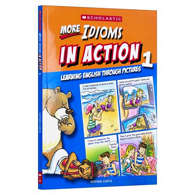英文原版 More Idioms In Action 1 学乐画中画 习惯用语卷1 英文版  进口英语原版书籍