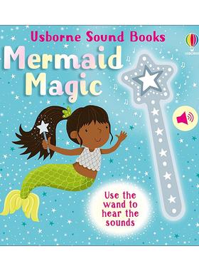 英文原版 Wand Books Mermaid Magic 魔杖之书 美人鱼的魔法 Usborne尤斯伯恩儿童互动发声纸板绘本 英文版 进口英语原版书籍