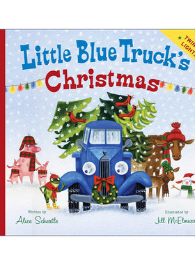 英文原版 Little Blue Truck's Christmas 蓝色小卡车的圣诞节 精装 英文版 进口英语原版书籍