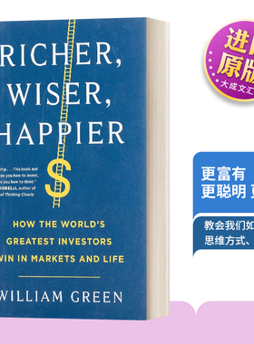 精装 英文原版 Richer Wiser Happier 更富有 更聪明 更快乐 英文版 进口英语原版书籍