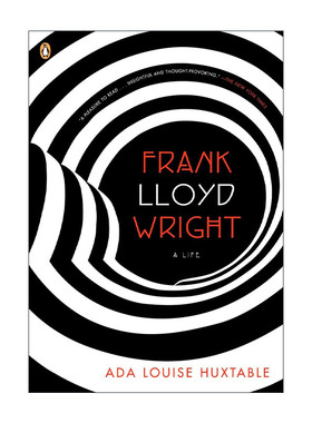 英文原版 Frank Lloyd Wright Penguin Lives 弗兰克·劳埃德·赖特传 美国伟大建筑师 Ada Louise Huxtable 进口英语原版书籍