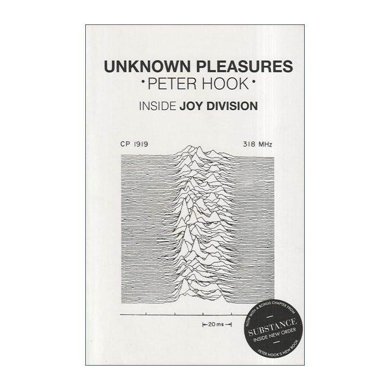 英文原版 Unknown Pleasures 未知的快乐 彼得·胡克传记 英国摇滚乐队Joy Division同名曲目 英文版 进口英语原版书籍 - 实物图
