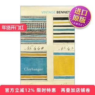 英文原版 Clayhanger 克雷汉格 阿诺德·本涅特小说 五镇系列 英文版 进口英语原版书籍