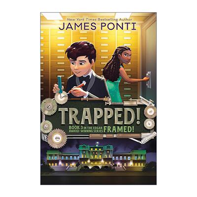 英文原版 Trapped 打击犯罪系列3 青少年推理侦探小说 城市间谍同作者 英文版 进口英语原版书籍