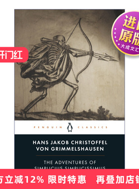 英文原版 The Adventures of Simplicius Simplicissimus 痴儿西木传 格里美尔斯豪森 企鹅黑经典 英文版 进口英语原版书籍