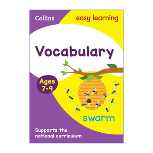英文原版 Collins Easy Learning Vocabulary Ages 7-9 柯林斯易学儿童词汇练习7-9岁 英文版 进口英语原版书籍