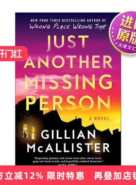 英文原版 Just Another Missing Person 又一个失踪的人 惊悚小说 英文版 进口英语原版书籍