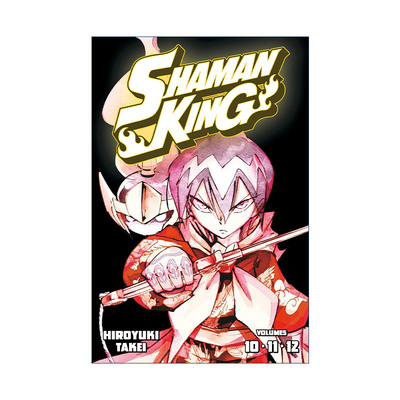 英文原版 SHAMAN KING Omnibus 4 Vol.10-12 通灵王 精选集4 10-12卷合订本 同名动漫漫画英文版 进口英语原版书籍