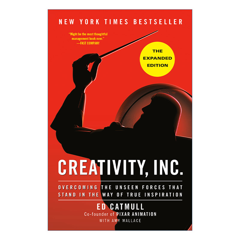 英文原版 Creativity Inc 创新公司 皮克斯的启示 扩充版 精装 Ed Catmull 英文版 进口英语原版书籍图片
