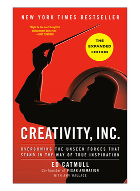 英文原版 Creativity Inc 创新公司 皮克斯的启示 扩充版 精装 Ed Catmull 英文版 进口英语原版书籍