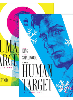 英文原版 The Human Target 替身标靶 人形标靶2册 蝙蝠侠 DC黑标漫画 2023艾斯纳奖 Tom King 英文版 进口英语原版书籍