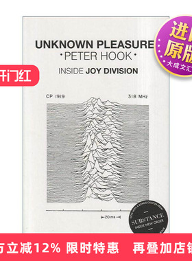 英文原版 Unknown Pleasures 未知的快乐 彼得·胡克传记 英国摇滚乐队Joy Division同名曲目 英文版 进口英语原版书籍